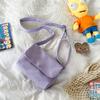Bolsa Nova Estilo Coreano 2023 Bolsa Pequena Quadrada Vermelha Australiana Feminina Grande Capacidade Simples Cor Sólida Bolsa Transversal Bolsa de Ombro