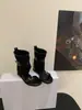 [] Botas de Tornozelo Abertas com Salto Escondido e Fivela, Novo Estilo Primavera/Verão 2026, Botinhas com Aumento de Altura Escondido