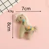 Novo Tecido Estilo Coreano Raposa, Coelho e Pônei Tecido para Roupas Acessórios Broche DIY Tecido Pequeno Pingente