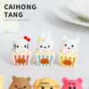 Palomitas de Animales 3D Simuladas Lindas Mascotas Creativas Accesorios DIY Colgante Hecho a Mano Adornos Pequeños de Escritorio Decoraciones