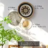 Decoração de casa de hóspedes ins Boêmia estilo pastoral tecelagem de palha tecelagem de rattan tapeçaria sala de estar loja parede de fundo entrada pendente
