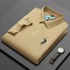 Camisa Polo Paul de Verano 2025 para Hombre de Manga Corta de Algodón con Cuello de Solapa Camiseta Casual de Negocios