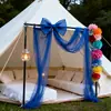 Envio Transfronteiriço de Tule Branco, Leve, Translúcido e Macio Adequado para Festas de Aniversário, Decorações de Fundo para Casamentos e Outros Arranjos