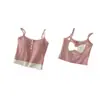 Sexy y Fresco Mono Falso de Dos Piezas Camisola, Adecuado Tanto para Usar por Dentro como por Fuera, Top Básico Ajustado Estilo Retro con Cuello en U
