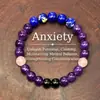 Pulsera de piedra natural y cristal Temu Xiyin TK superventas transfronterizo ojo de tigre amatista ansiedad riqueza pulsera para la menopausia