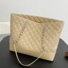 Bolso de Cadena con Patrón de Diamantes para Mujer, Gran Capacidad, Nueva Moda 2026, Casual de Otoño, Versátil Bolso de Hombro, Bolso Tote para Viajar