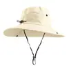 Sombrero de Malla Transpirable de Ala Ancha para Exteriores Transfronterizo, Sombrero de Montañismo, Sombrero de Pescador, Sombrero de Protección Solar, Sombrero Parasol Jdpm-77
