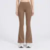 Novas Calças de Yoga Wide-Leg Femininas Cintura Alta Levanta Bumbum Emagrecimento Boca de Sino Esportivas Casuais Fitness Roupa Externa Calças Sem Marcas Embaraçosas