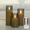 Luz de Vela Digital Led tipo Bala Jantar à Luz de Velas Roteiro Layout de Atmosfera de Suspense Adereços Vela com Controle Remoto Criativo