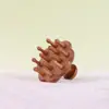 Pente de Massagem Denteado de Bambu e Sândalo Dragão e Fênix, Pente de Massagem com Dentes Grossos, Ferramenta Universal para Terapia Capilar e Massagem de Pontos de Acupuntura, Pequeno Portátil Personalizado