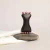 Sándalo Cuerno de Oveja Latón Mini Perla Dorada Cilindro Peine de Masaje Palo para Estirar Músculos Especial para Mujeres Portátil Peine Pequeño de Mano Personalizado