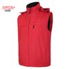 Colete Publicitário Outdoor High-End Respirável Forrado com Lã Personalizado Roupa de Trabalho Jaqueta Colete à Prova de Vento e Impermeável Estampado com Logotipo