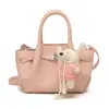Bolsa Cesta de Legumes Portátil Yuezi para Mulheres 2026 Nova Tendência Moda Primavera Padrão Lichia Bolsa Tote Bolsa de Ombro Único Transversal