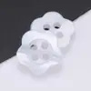 Botões de Resina de Alta Qualidade Costurados à Mão, Redondos de Quatro Furos e Dois Furos para Camisa Cardigã Punhos, Botões Pequenos, Botões Decorativos Modernos e Versáteis