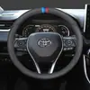 Adecuado para cubierta de volante Toyota Wildlander 2022, modelos 22, versión de lujo de doble motor, cubierta de mango ultradelgada específica para automóvil 21
