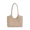 Bolsas de Palha Femininas 2026 Novo Estilo Bolsa Feminina Outono Inverno Bolsa de Ombro Único Sob o Braço Bolsa Tote de Grande Capacidade para o Dia a Dia