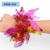 Flor de Pulso Crianças Jardim de Infância Apresentação Flor de Mão Dança Apresentação Adereços de Torcida 1º de Junho Menina Dama de Honra Dança Quadrada