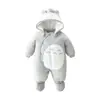 Roupas de Bebê Recém-nascido Inverno Saída Quente Conjunto Acolchoado de Algodão Roupas Espessas Acolchoadas de Algodão para Meninos e Bebês