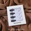 Alfileres de Seguridad de Plástico de Color con Logo Personalizado Transfronterizos para Prevenir la Exposición, Pines para Bufanda, Sujetadores para Bufanda, En Caja