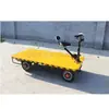 Transportador Eléctrico de Plataforma Cuatro Ruedas Taller de Fábrica Equipo de Transporte de Carga Vehículo de Cuatro Ruedas para Subirse Marcha Atrás