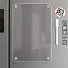 Placa de mensagens magnética de acrílico para geladeira, quadro de exibição apagável estilo ins, planejador de notas apagável