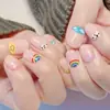Fornecimento do Fabricante de Joias para Decalques de Nail Art Personalizados DIY Flor Nail Art Stickers Hot Stamping Coração Nail Art Stickers