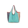 Bolsa Tote Plegable Dopamina Bolsa de Compras para Supermercado Poliéster Gran Capacidad Bolsa de Tela Impermeable Ecológica Bolsa de Almacenamiento