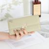 Billetera Larga Bordada con Flores para Mujer, Nuevo Modelo 70% de Descuento, Gran Capacidad con Múltiples Ranuras para Tarjetas, Bolso de Mano que Cabe un Teléfono