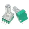Potenciômetro de Áudio Ajustável Simples/Duplo Rk097Ns N g 3/5/6/8 Pinos B5K10K20K50K com Interruptor