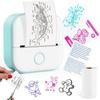Impresora térmica mini Phomemo M02S para teléfonos móviles transfronterizos, ideal para estudiantes domésticos y extranjeros.