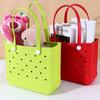 Bolso de Mano de Moda para Picnic Más Vendido de Amazon para Almacenamiento al Aire Libre Negocios Super Piscina Decoración DIY Bolsa de Agujeros para Playa