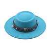 Sombrero de Mujer Negro de Copa Alta Primavera Otoño e Invierno Estilo Coreano Versátil Nuevo Estilo Francés Retro Estilo Occidental Sombrero Plano Grande