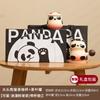 Taza de té de panda, taza de cerámica, taza de café creativa con separación de té, regalo de oficina y negocios, logotipo grabado