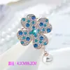 Hebilla para Bufanda de Tres Anillas Estilo Coreano Versátil Personalizada Sencilla de Alta Gama Hebilla para Bufanda Cuadrada Grande Hebilla para Chal Accesorios para Bufanda Hebilla