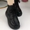 Venta Caliente Botas de Nieve de Cuero Suave con Piel Gruesa para Mujer 2026 Nuevo Invierno Acolchado de Terciopelo Suela Gruesa del Noreste Botas Cortas Botas de Algodón para Mujer