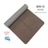 Última peça de comércio exterior tapete de yoga TPE isolamento acústico absorção de choque linha de postura para iniciantes disponível em duas cores e dois lados tapete de fitness