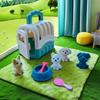 Juguete de Tienda de Mascotas para Niños, Simulación de Cachorro, Gatito, Simulación de Alimentación, Juguetes de Mascotas para Niños y Niñas
