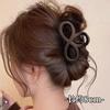 Pinza de Tiburón con Lazo Consciente del Diseño para Nicho, Sensación de Alta Gama, Pinza de Garra para Cola de Caballo Alta para la Parte Posterior de la Cabeza, Pinza para el Cabello Linda y Elegante