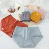 Calzones de Algodón Puro Finos de Verano para Mujer Estilo Japonés Estampado Estilo Girly Lindo Estudiante Triángulo Todo Algodón