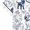 Europa Transfronteriza Comercio Exterior temu202... Pijama de Verano para Mujer con Mangas Cortas y Pantalón Largo Estampado Ropa de Casa Venta Directa de Fábrica Venta al por Mayor