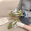 Zapatos Deportivos Casuales Nuevos de Malla Transpirable 2026 Aumentadores de Altura Suela Gruesa Versátiles Zapatos de Entrenamiento Alemanes Zapatos para Mujer Verano Retro