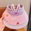 Sombrero de protección solar para niños, de verano, para mujer, con parte superior vacía y protección UV, transpirable, bonito sombrero para el sol para niña.