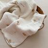 Manta de gasa de cuatro capas de algodón para bebé, toalla de baño, manta para siesta, estilo blogger de clase A, para niños y bebés