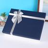Caixa de Presente Lenço Azul Exquisita Simples Caixa de Embalagem Caixa de Presente de Aniversário Roupas Sapatos Embalados Caixa Vazia