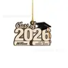 2026 Venta Caliente Transfronteriza Colgantes Decorativos de Madera Accesorios Temporada de Graduación Colgantes Creativos para Fiestas Manualidades