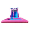 Escorregador aquático inflável em formato de coqueiro, adequado para acampamentos ao ar livre e festas na piscina, disponível com descontos especiais para compras em grande quantidade.
