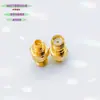 Adaptador Rf Mmcx Fêmea para Sma Fêmea Todo em Cobre Mmcx-K/Sma-K Transmissão de Sinal Conector Estável