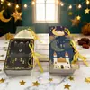 Caja de Cartón para Empaque de Caja de Libros Castillo de la Luna de Nuevo Diseño de Venta Caliente Caja de Dulces para Fiesta Caja de Regalo con Cinta