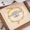 Pulsera de trébol de cuatro hojas con diamante de la suerte, chapada en oro de cobre, de larga duración, no se decolora, joyería de lujo ligero para mujer, regalo para mejor amiga de mujer
