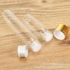 Botella de vidrio transparente sellada, tubo de extracción, botella de vidrio, botella de medicina, botella de aloe, botella de tubo de ensayo médico, contenedor sellado